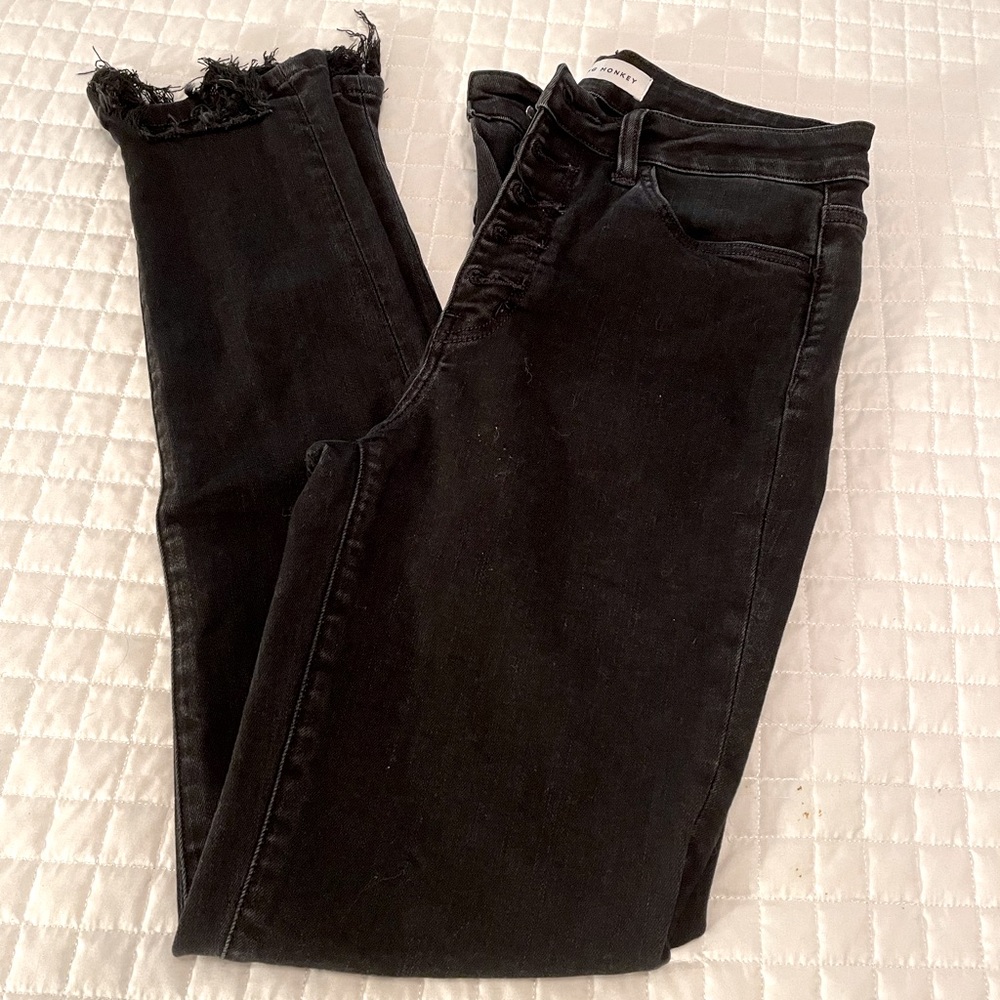 Flying Monkey Button Fly Jeans